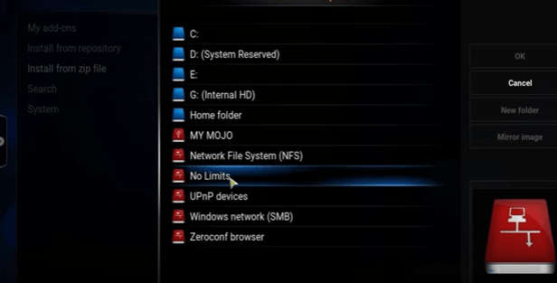 kodi no limits build 17.6