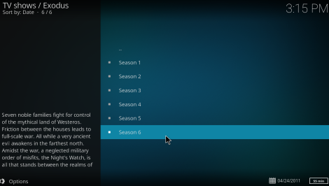 game of thrones subtitles kodi