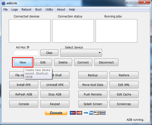 how to restore kodi build using usb with adblink