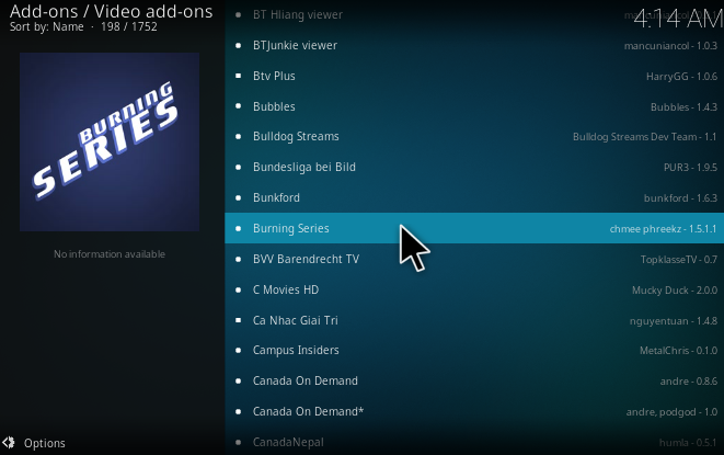 Burning series kodi addon download & install guide for krypton 17
