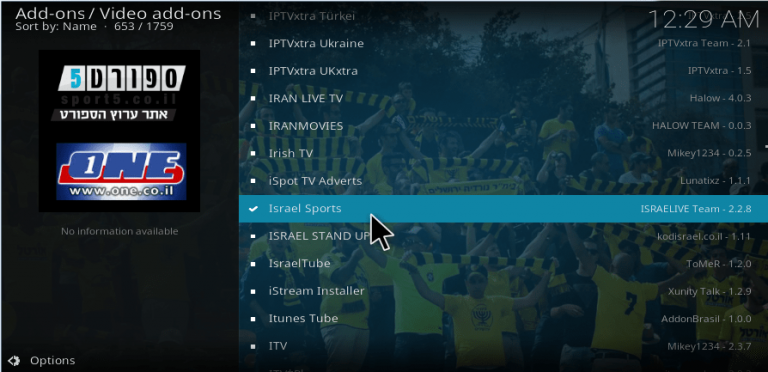 Kodi Israel Live Iptv Addon Setup For Watching Israel Tv Channels