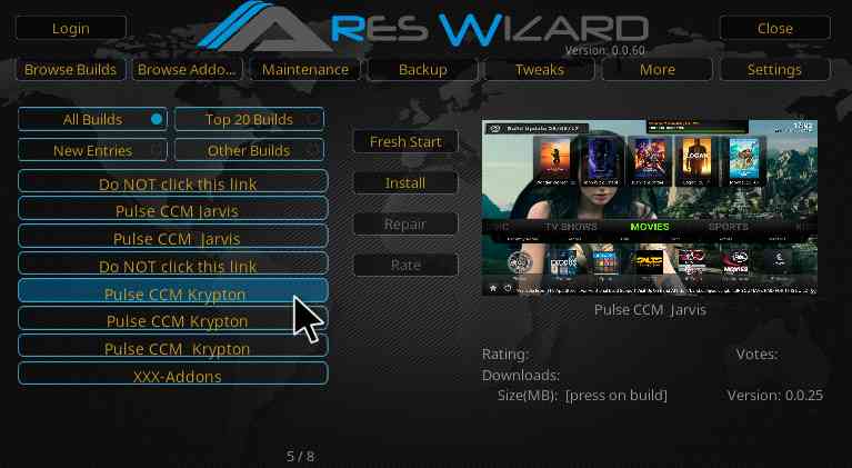 kodi pulse build 17.6 kodi pulse build 17.6