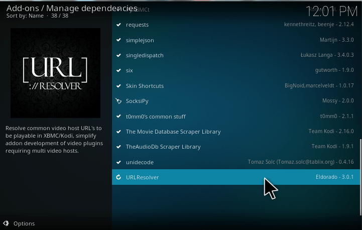 kodi url resolver