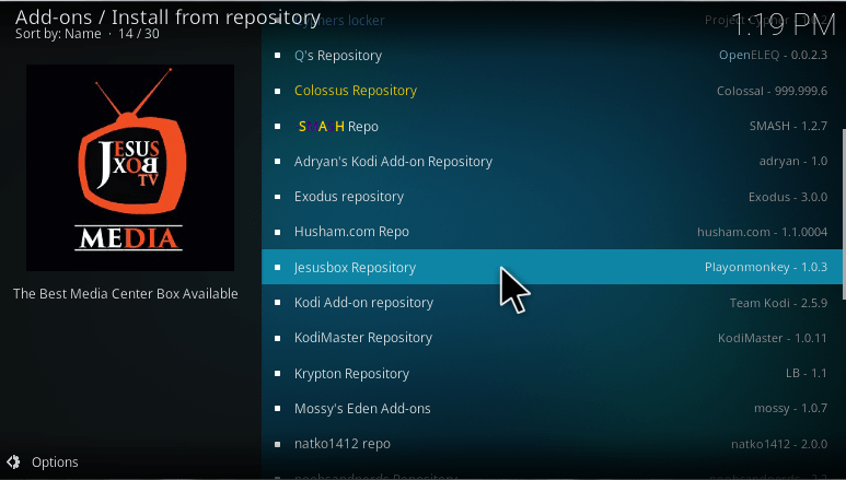 how to download from kodi genesis 15.2