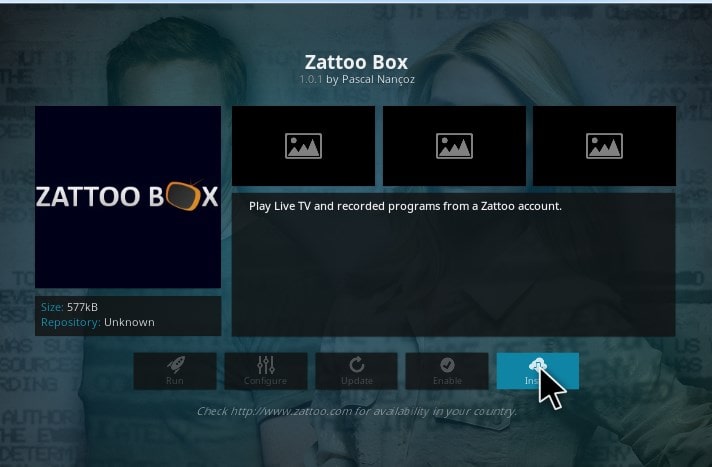 zattoo box kodi addon