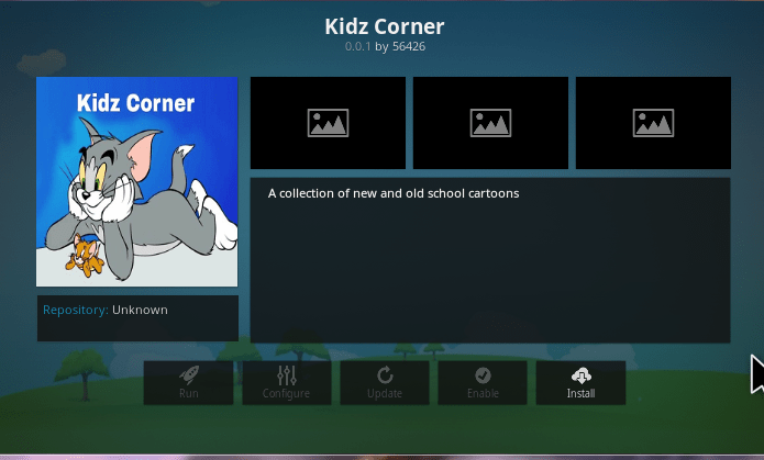 Kidz corner kodi addon