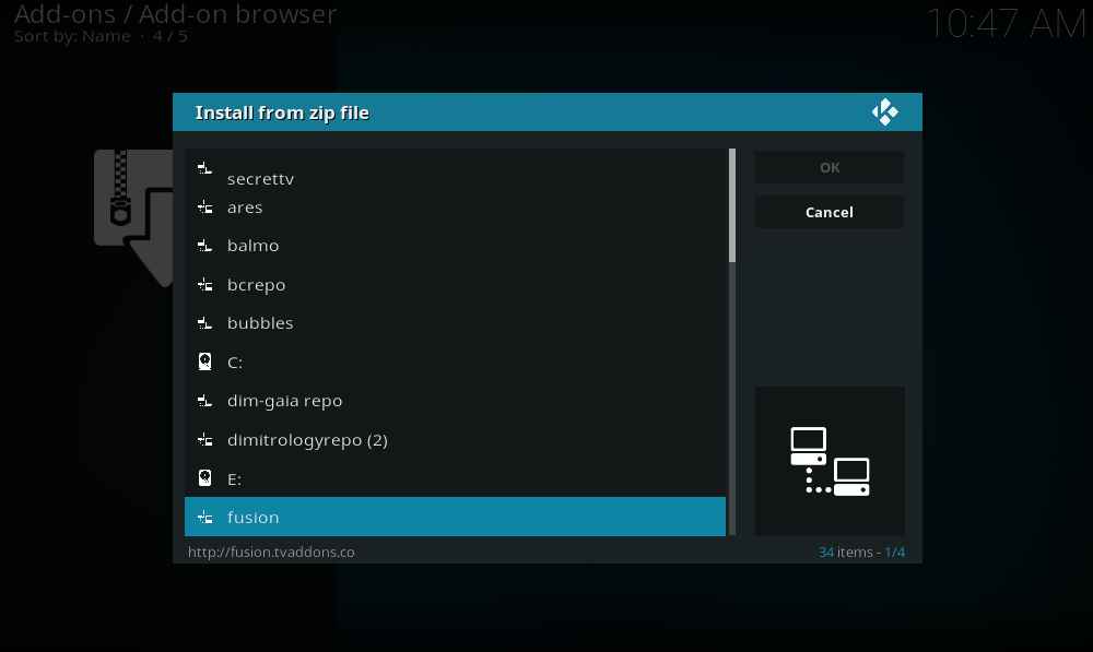 fusion addon for kodi