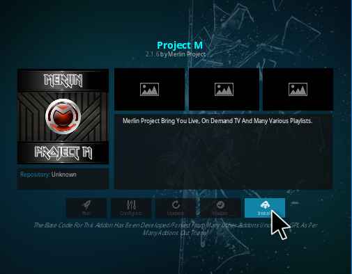 merlin project kodi