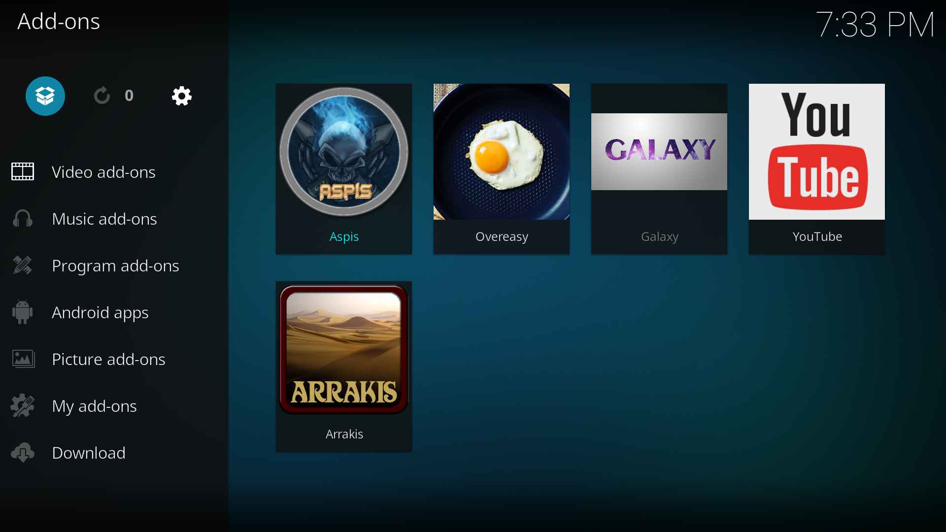 tv addons kodi install